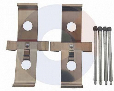 CARRAB BRAKE PARTS 2510 -  Комплектующие, колодки дискового тормоза